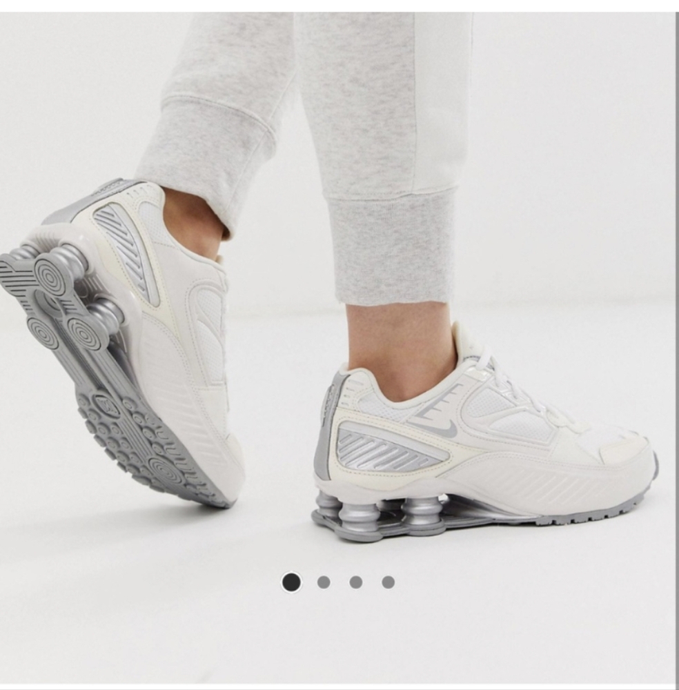 Nike Shox Enigma Silver white
